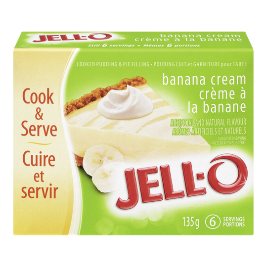 Jell O Instant Pudding Pie Filling Banana Cream City Meat Market