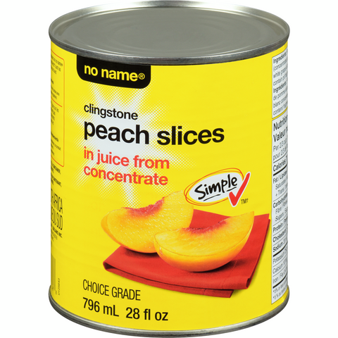No Name | Clingstone Peach Slices