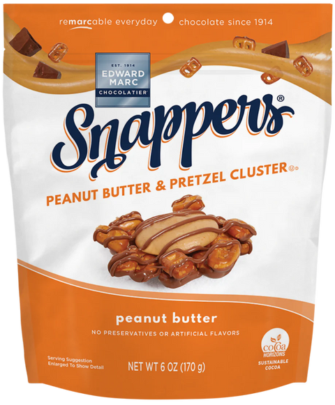 Edward Marc | Snappers - Peanut Butter & Pretzel Cluster