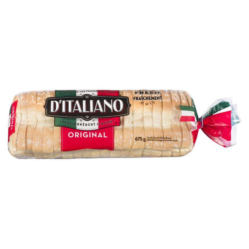D'Italiano | Thick Slice White Bread – City Meat Market