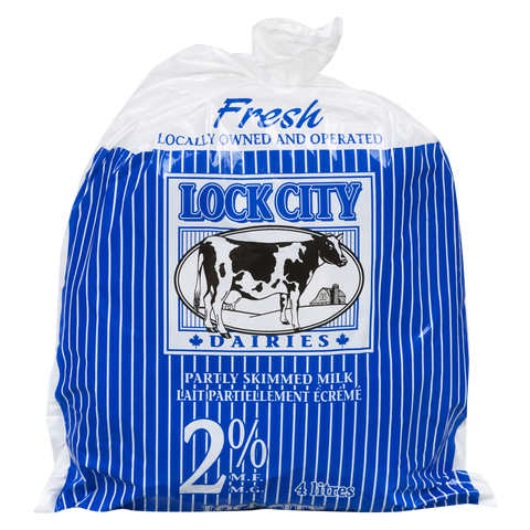 Lock City | 2% Partly Skimmed Milk - 4L