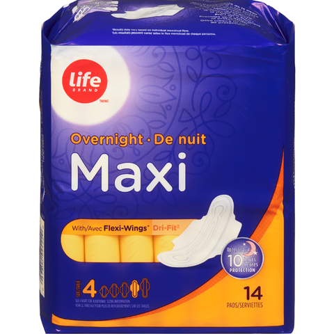 Life Brand | Overnight Maxi Pads