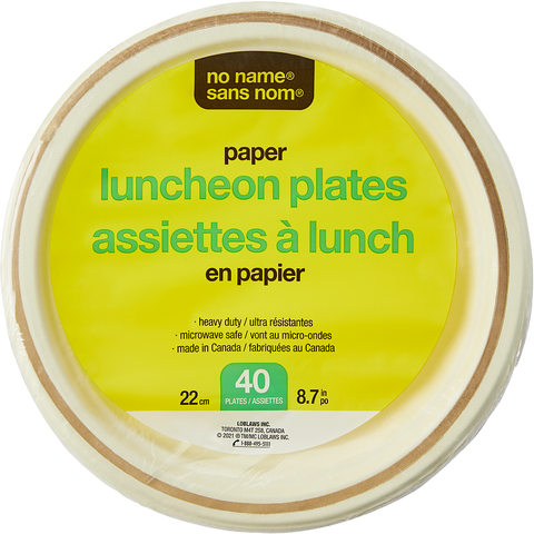 No Name | Paper Luncheon Plates