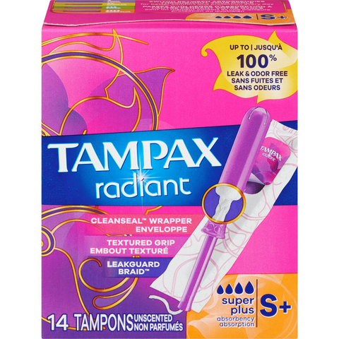 Tampax | Radiant Tampons - Super Plus