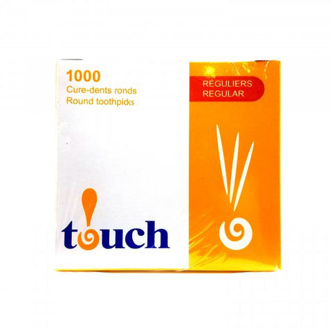 Touch | 1000 Regular Round Toothpicks