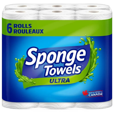 Sponge Towels | Ultra - 6 Rolls