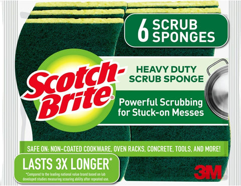 Scotch-Brite | Heavy Duty Scrub Sponges