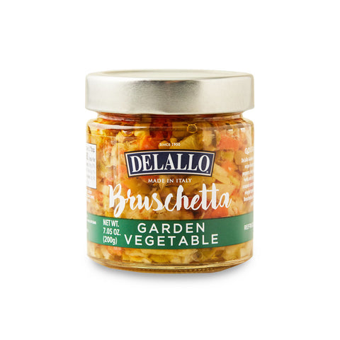 Delallo | Garden Vegetable Bruschetta