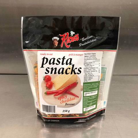 Rico's | Pasta Snacks - Spicy Cheddar