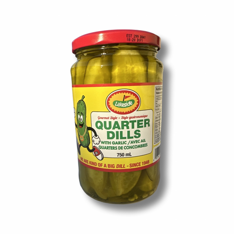 Lakeside | Quarter Dills Pickles - Garlic