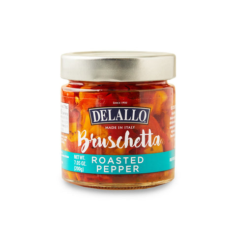 Delallo | Roasted Pepper Bruschetta