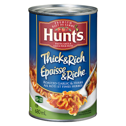 Hunt's | Thick & Rich Sauce - Roasted Garlic & Herbs
