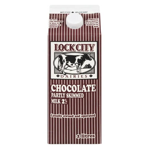 Lock City | 2% Chocolate Milk - 2L